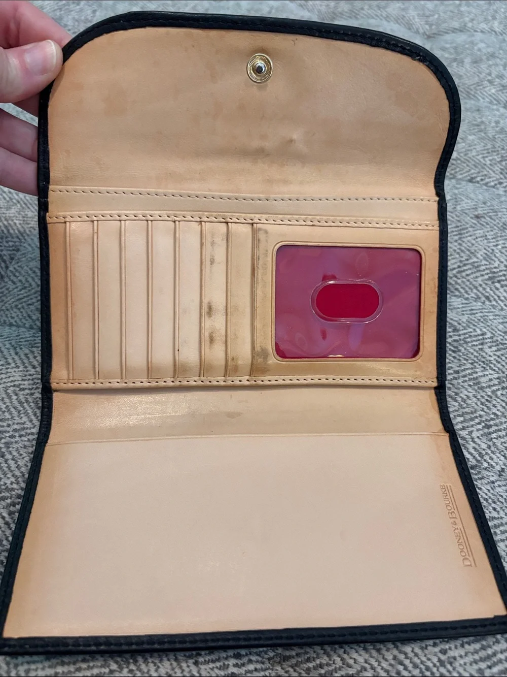 Dooney & Bourke pebbled leather wallet